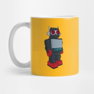 Vintage Saturn Robot from 1980s Mug